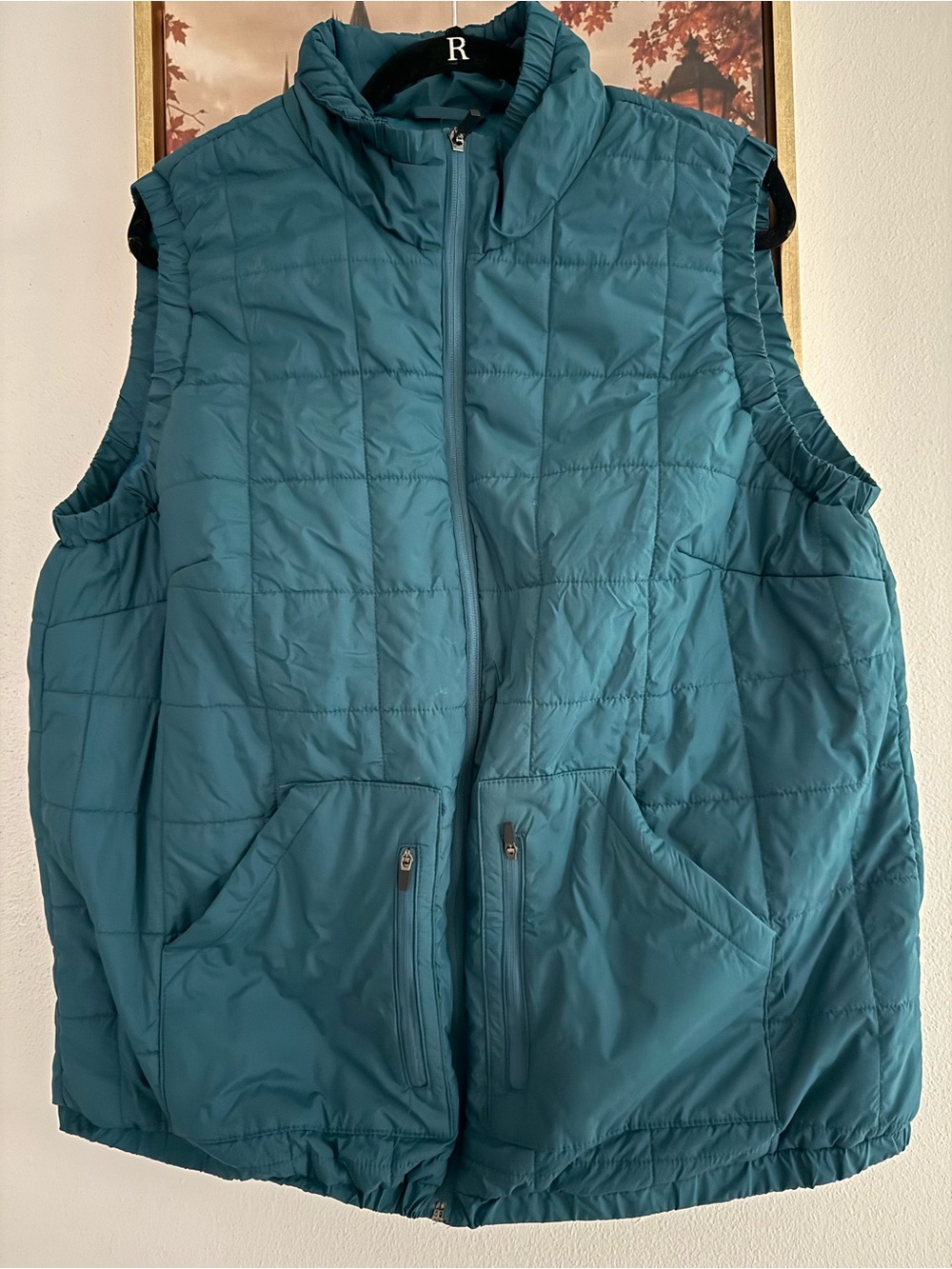 Xersion Teal Quilted Sleeveless Puffer Vest